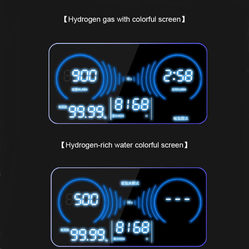 New Hydrogen Inhaler 600ml 900ml PEM Pro Electrolysis Machine Hydrogen_algz