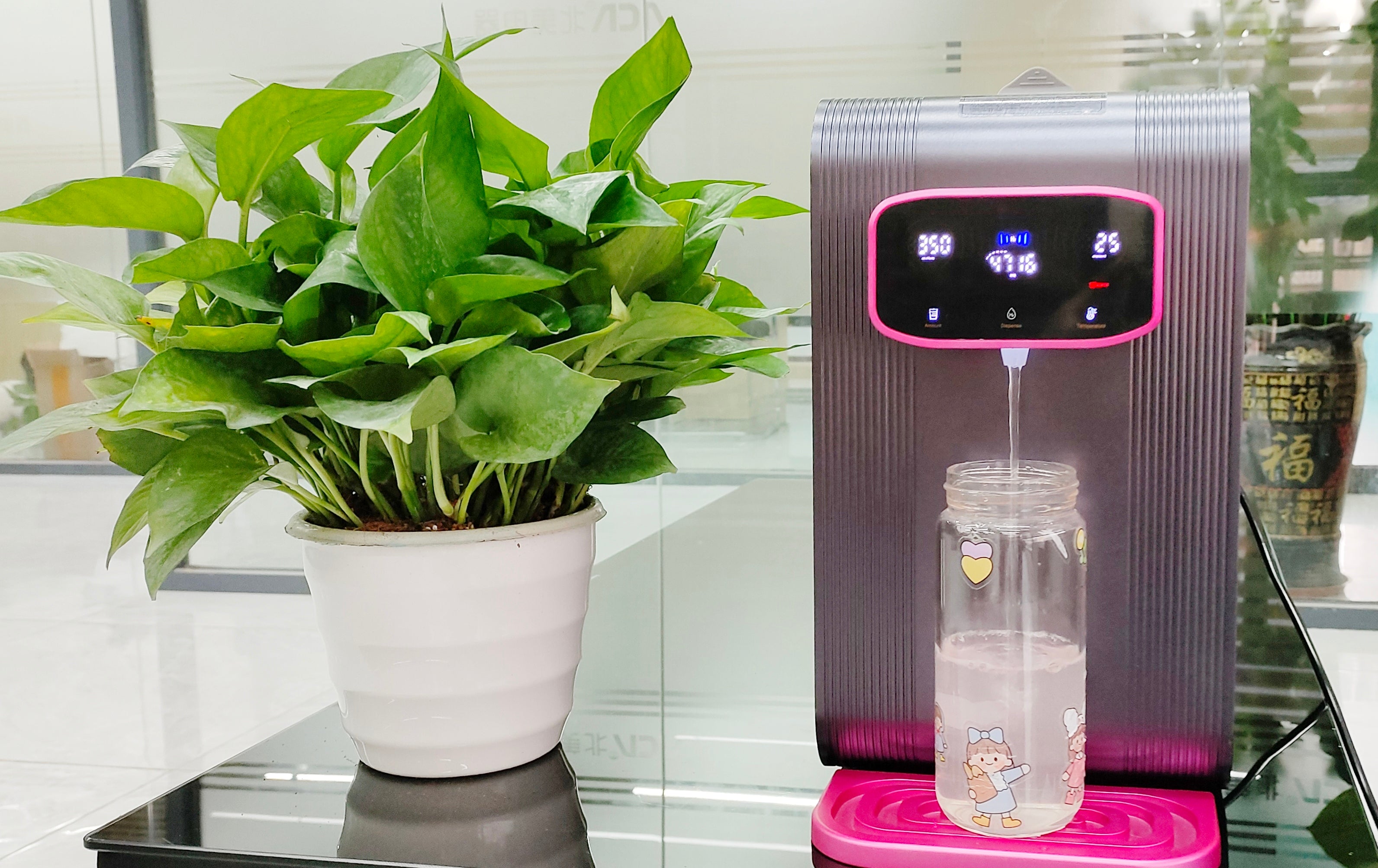 hydrogen water dispenser with heater hydrogen water dispenser machine