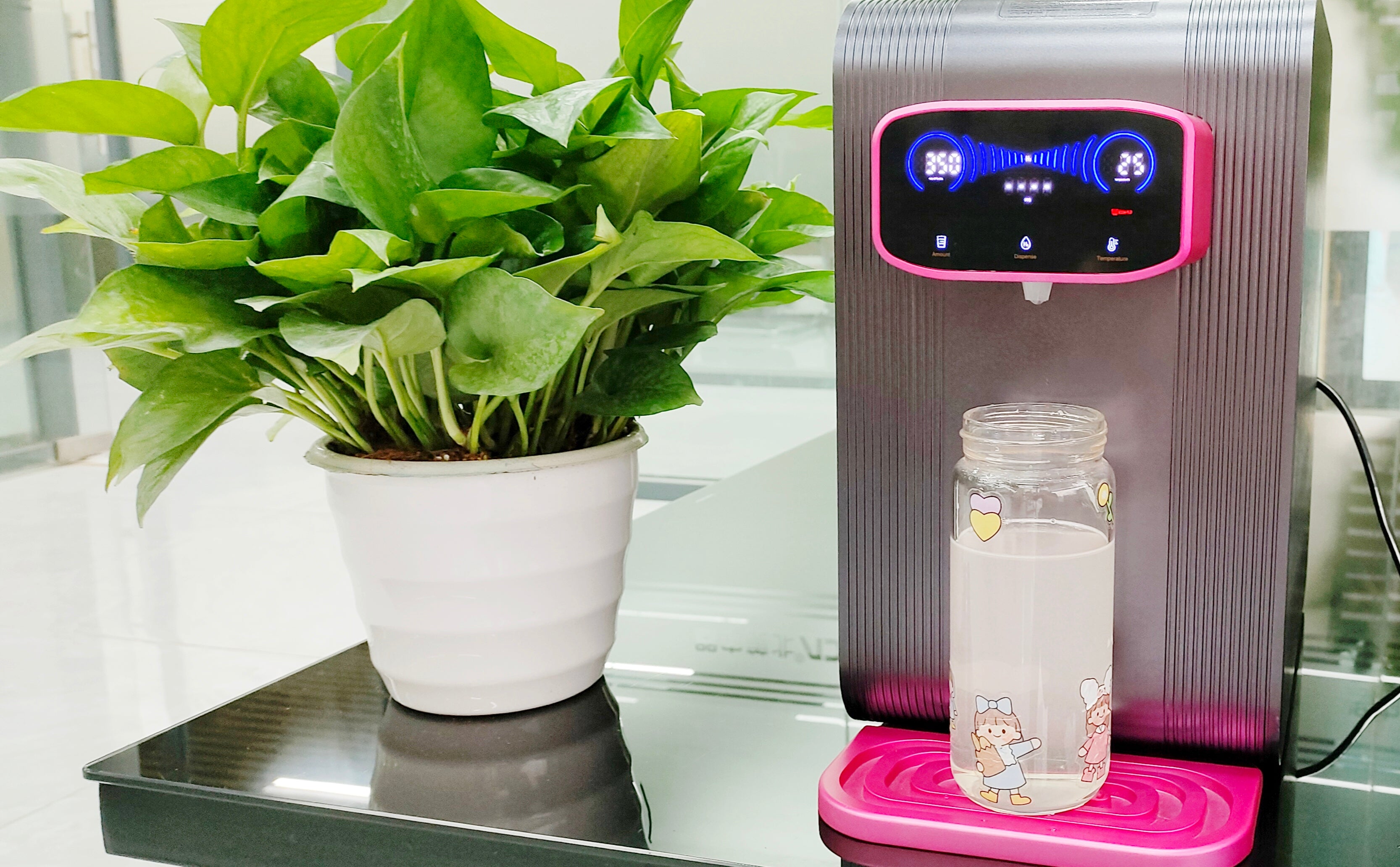 hydrogen water dispenser with heater hydrogen water dispenser machine